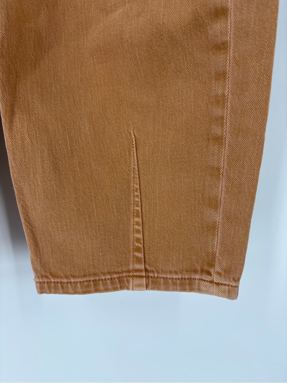 Pilcro Anthropologie The Breaker High Rise Barrel Brown Tan Cropped Size 26 - Picture 7 of 16